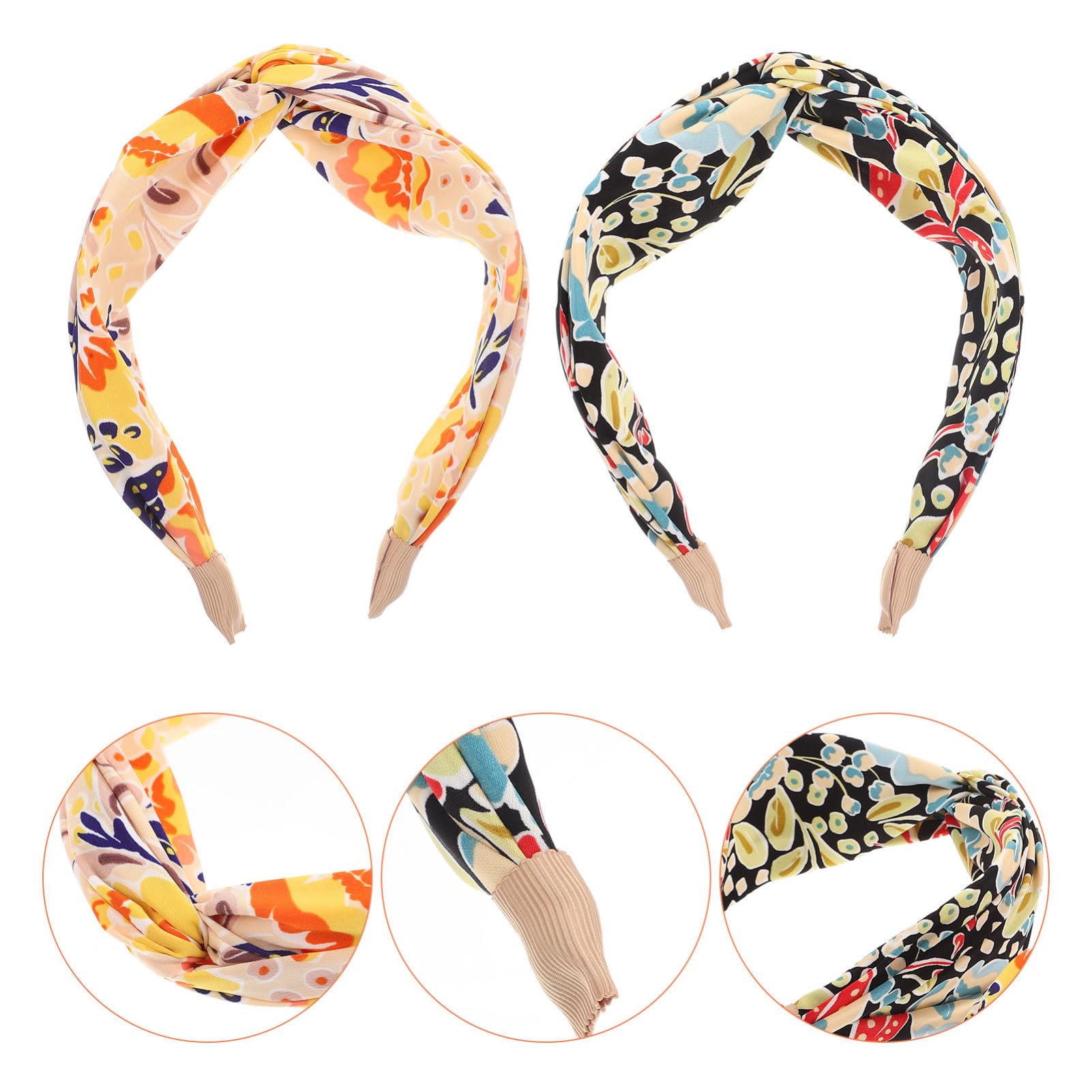 minkissy 6pezzi Eleganti Fasce Per Donna Chiffon Con Motivo Incrociato Accessori Decorativi Per Acconciature Quotidiane e Occasioni Speciali
