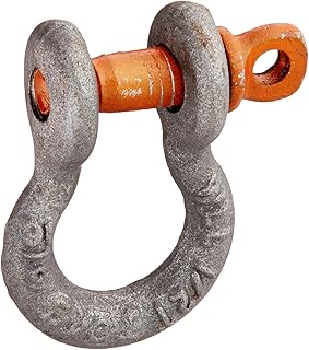 CM M645G Super Strong Anchor Shackle with Galvanized Screw Pin, 1/2 Ton Work Load Limit, 3/16