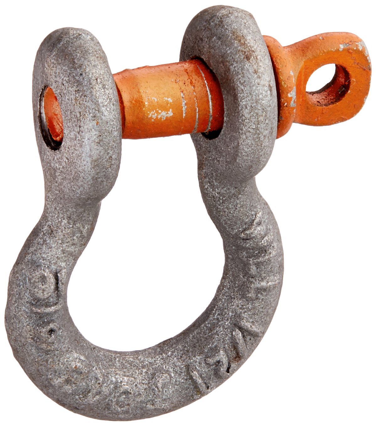 CM M645G Super Strong Anchor Shackle with Galvanized Screw Pin, 1/2 Ton Work Load Limit, 3/16" Size