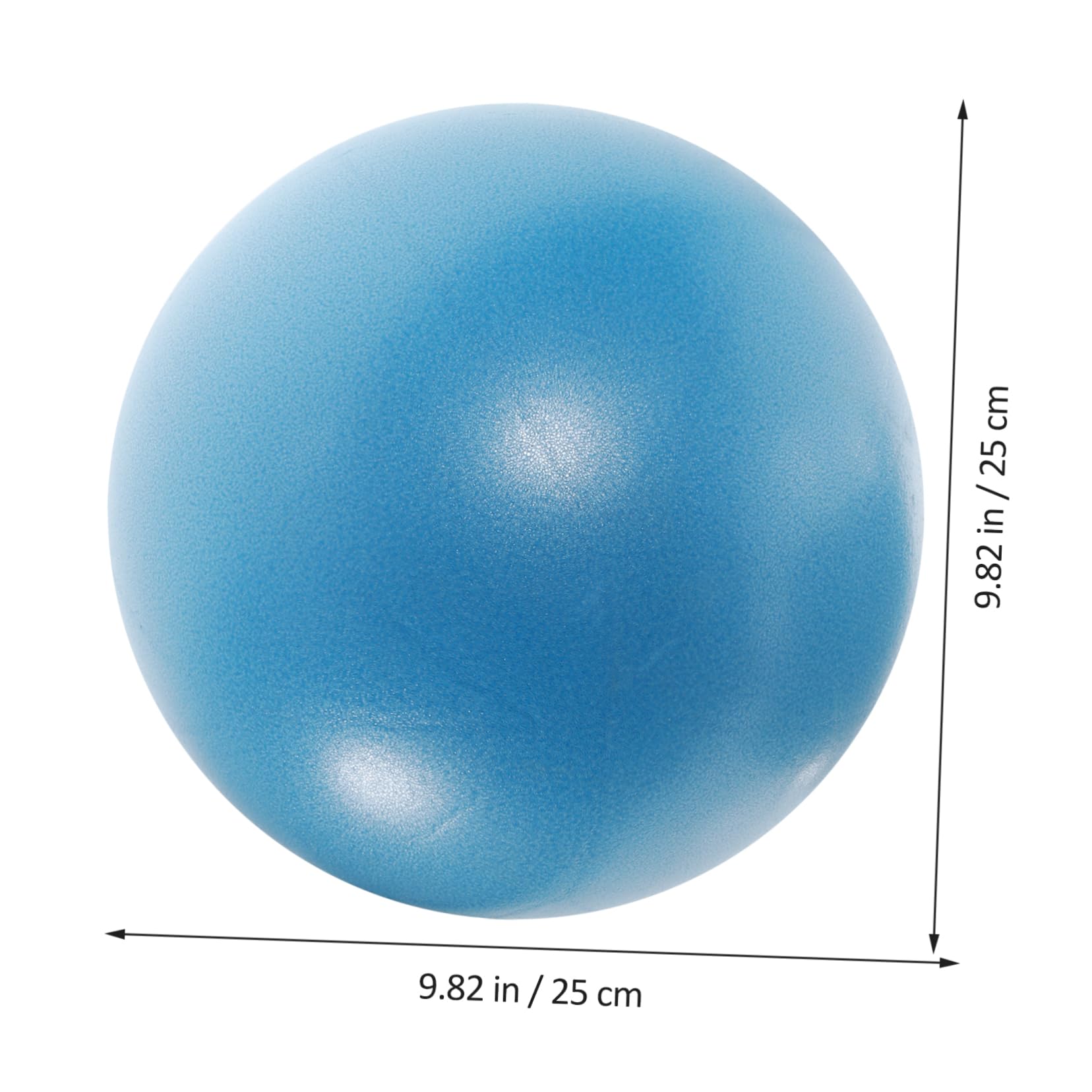 ibasenice Yoga Ball Small Core Ball 9 Inch for Pilates Yoga Exercise and Physical Therapy