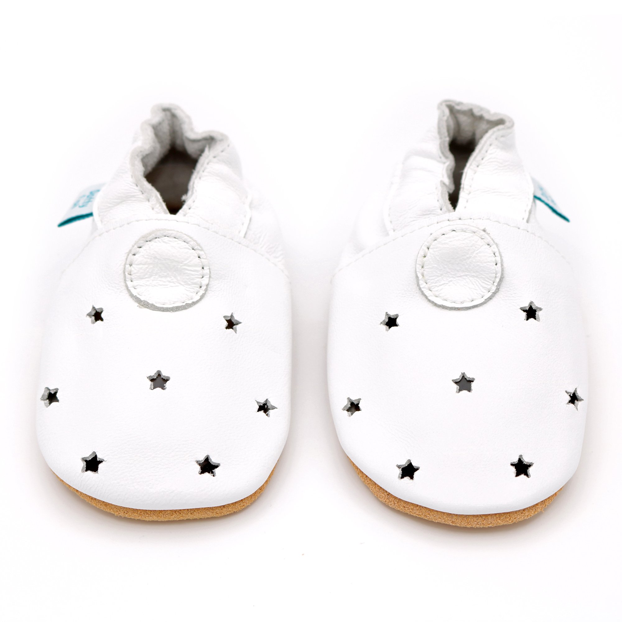 Dotty Fish Chaussures Bébé et Enfant en Cuir Souple – Antidérapantes, Légères et Respirantes, Semelle Souple pour Premiers Pas, Unisexe 0-5 Ans, Marque Britannique - 4