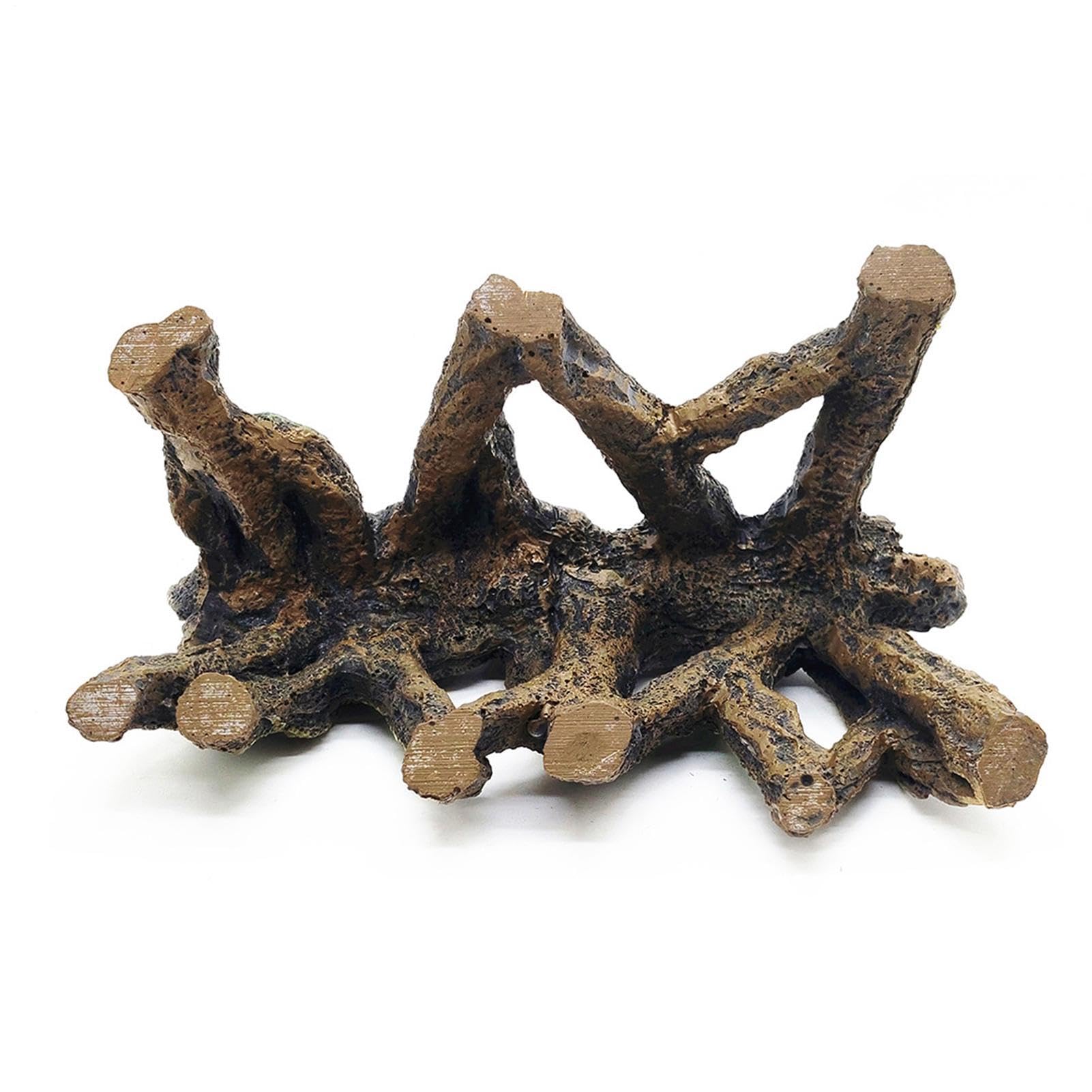 Generico Grotta per Pesce Betta Grotta Rettili a Forma di Radice Albero | Ornamento Artificiale per Acquario Per Allevatori, Appassionati, Principianti, Negozi di Pesca, Negozio, Casa, Ufficio,