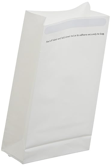 LK Packaging 3 Mil Seamless Airsick Bag, 4.5