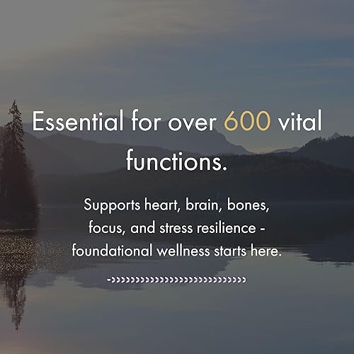 Miniatura 3 de NAOMI Mighty Mg - Complejo de glicinato de magnesio y malato de 360 mg, fórmula de alta absorción, magnesio elemental que apoya la salud