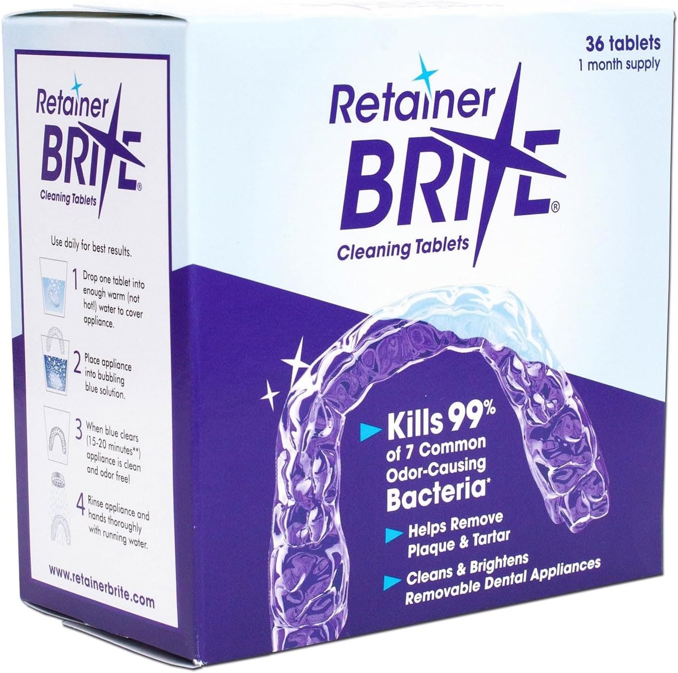 Retainer Brite Cleaning Tablets- Pack Of 36