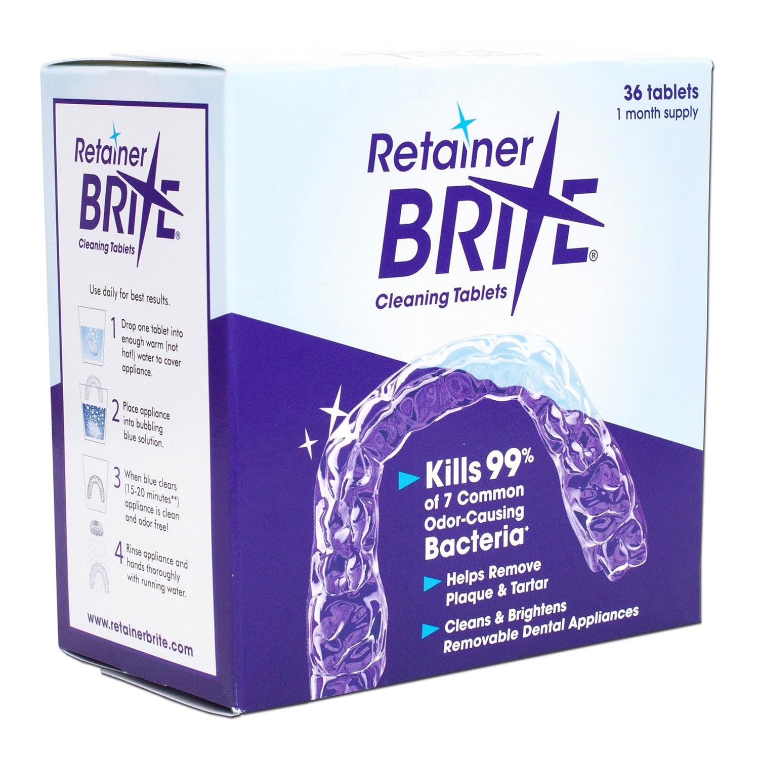 Retainer Brite Cleaning Tablets - 36
