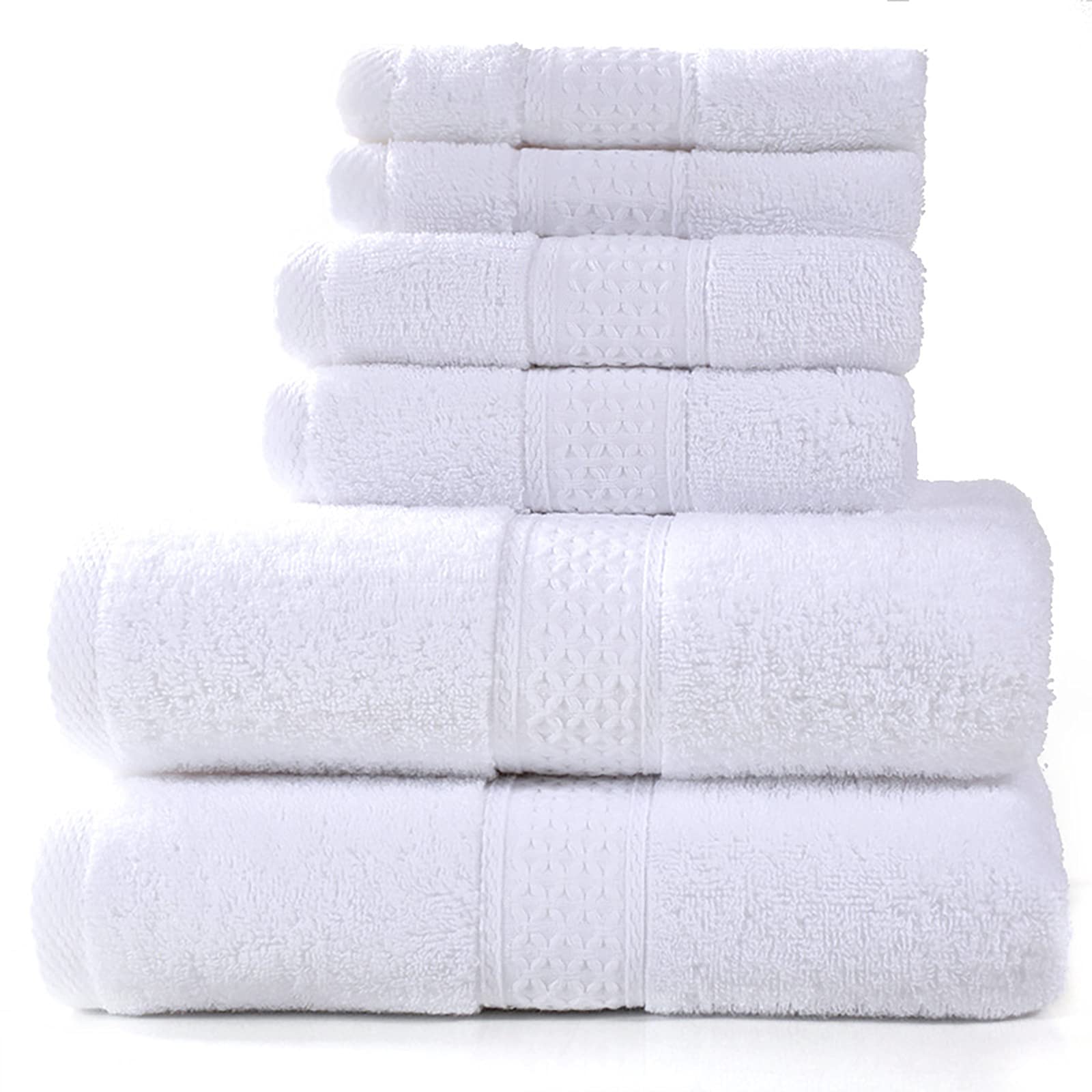 Serviettes de bain très absorbantes à séchage rapide en coton