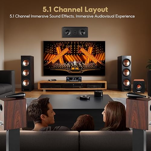 Miniatura 6 de AIYIMA Subwoofer alimentado de 800 x 8 pulgadas 150 W, altavoz activo de audio HD de 24 bits48 KHz, altavoz de graves profundos para TPA3116 TPA3255