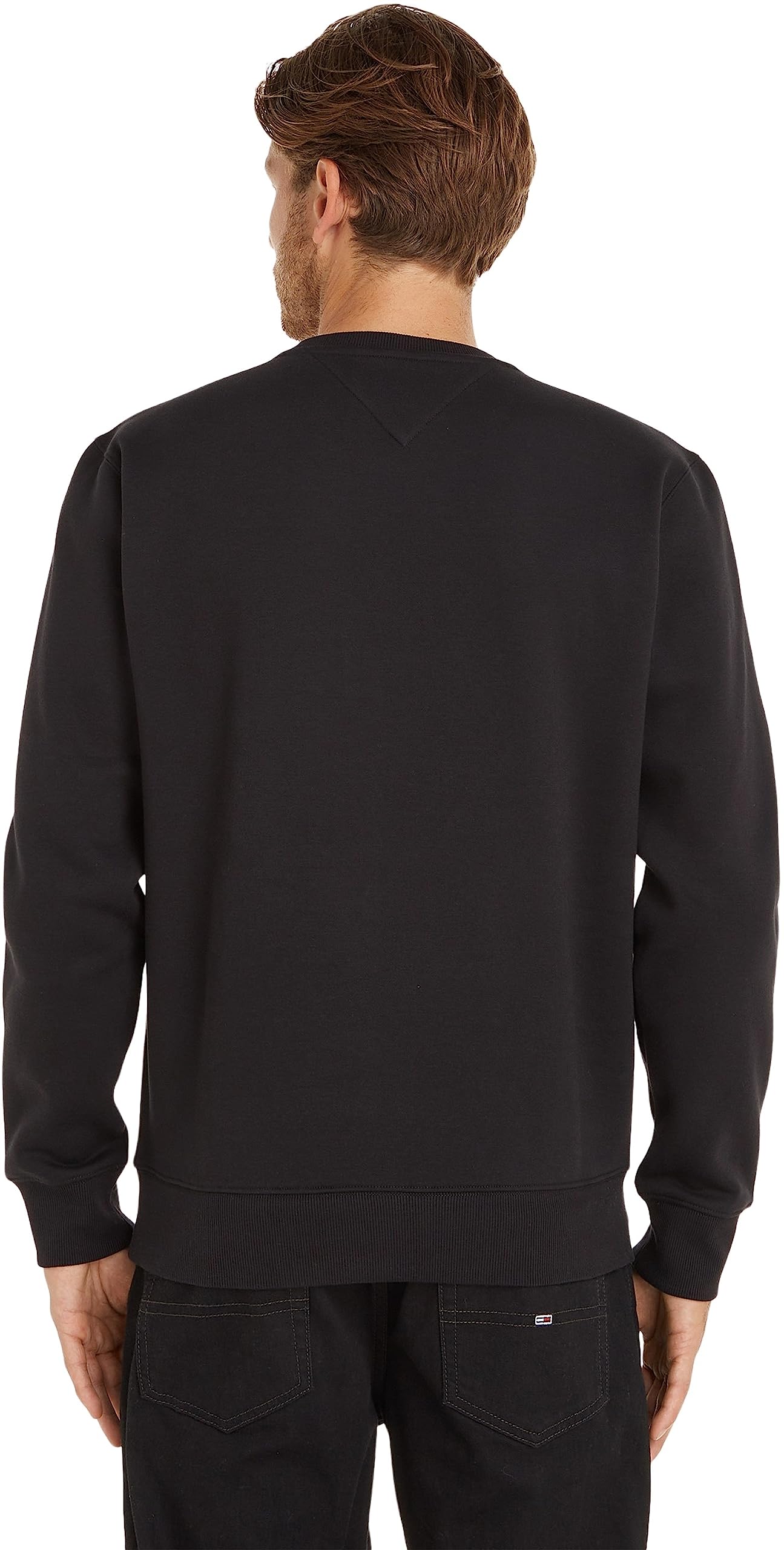 Tommy Jeans Felpa Uomo TJM Regular senza Cappuccio