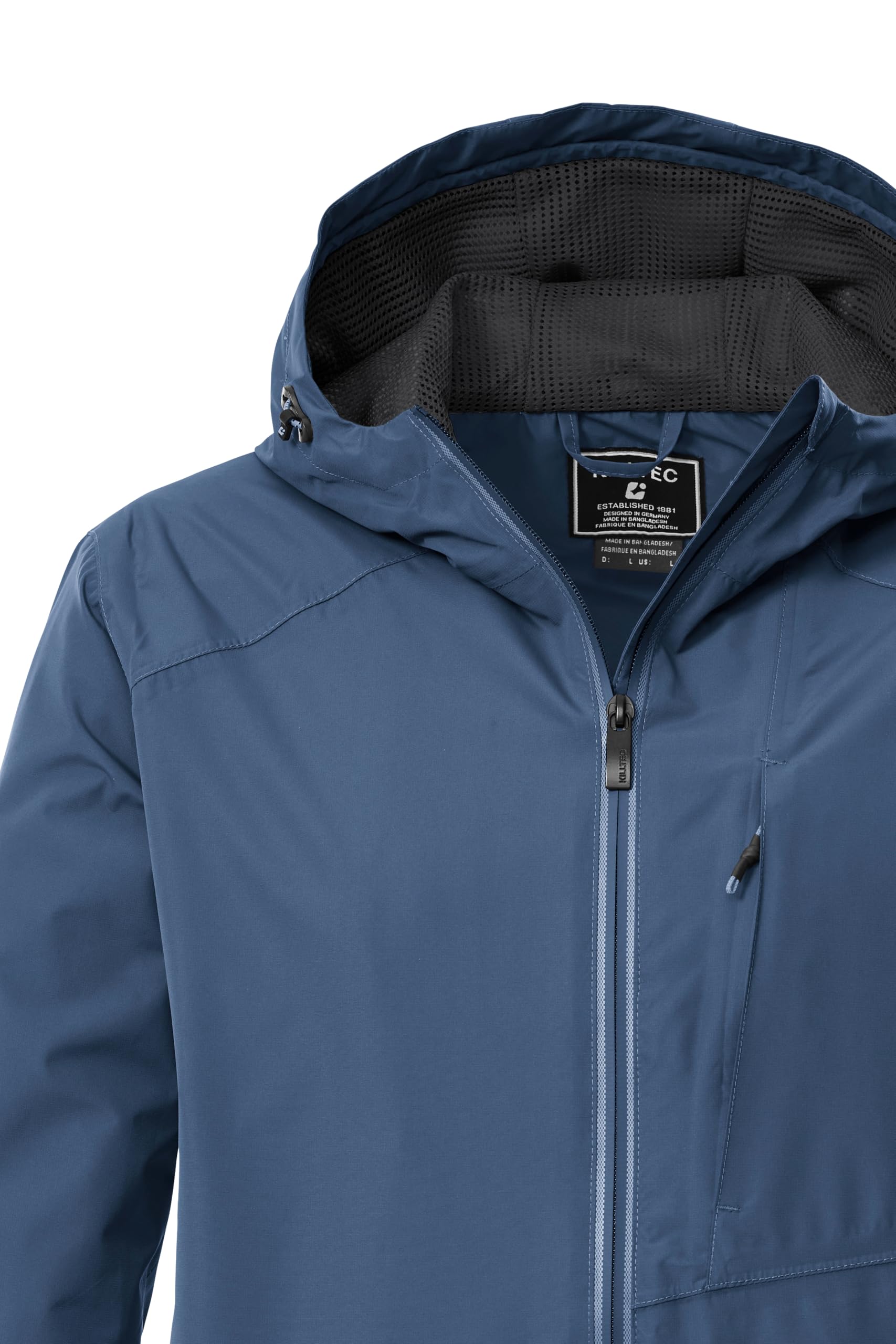 Killtec Kos 56 Mn Jckt Giacca funzionale/giacca outdoor con cappuccio, impacchettabile Uomo