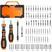 Precision Ratchet Screwdriver Set, JAKEMY 69 in 1 Household Screwdriver Home Repair Tool Kit, Disassemble Magnetic Rotating Ratchet Screwdriver Kit for Furniture/Car/Computer/Electronics Maintenance
