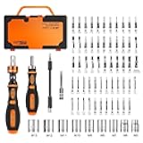 Precision Ratchet Screwdriver Set, JAKEMY 69 in 1 Household Screwdriver Home Repair Tool Kit, Disassemble Magnetic Rotating Ratchet Screwdriver Kit for Furniture/Car/Computer/Electronics Maintenance