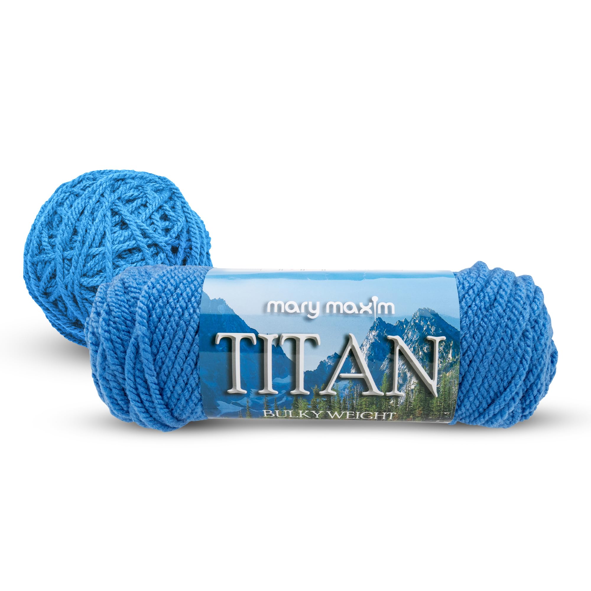 Amazon.com: Mary Maxim Titan Bulky Yarn, Weight 5 Acrylic Chunky