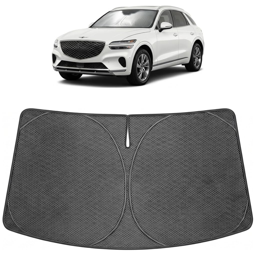 Proadsy Custom Fit 2022-2026 Genesis GV70 Windshield Sun Shade, Blocks Heat
