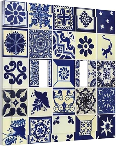 Miniatura 187 de Placa Decorativa de Pared Beige Boho de Mediados de Siglo Sol Abstracto 1-Gang Retro Años 70 Arte Geométrico Moderno con Arco Eléctrico Interruptor