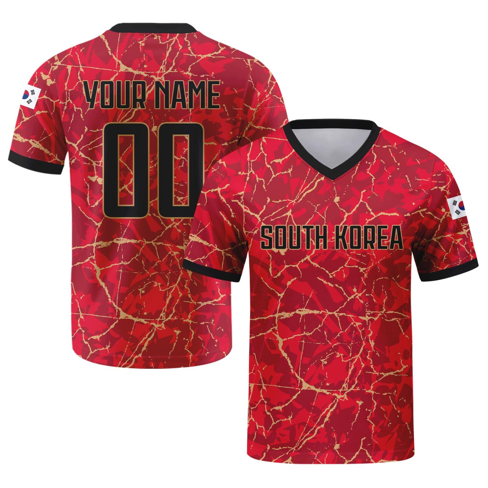 Custom 2026 National Soccer Jersey for Men Personalised Football Team Uniforms Jerseys Shirts Women Unisex A36 South Korea Jerseys — image 1