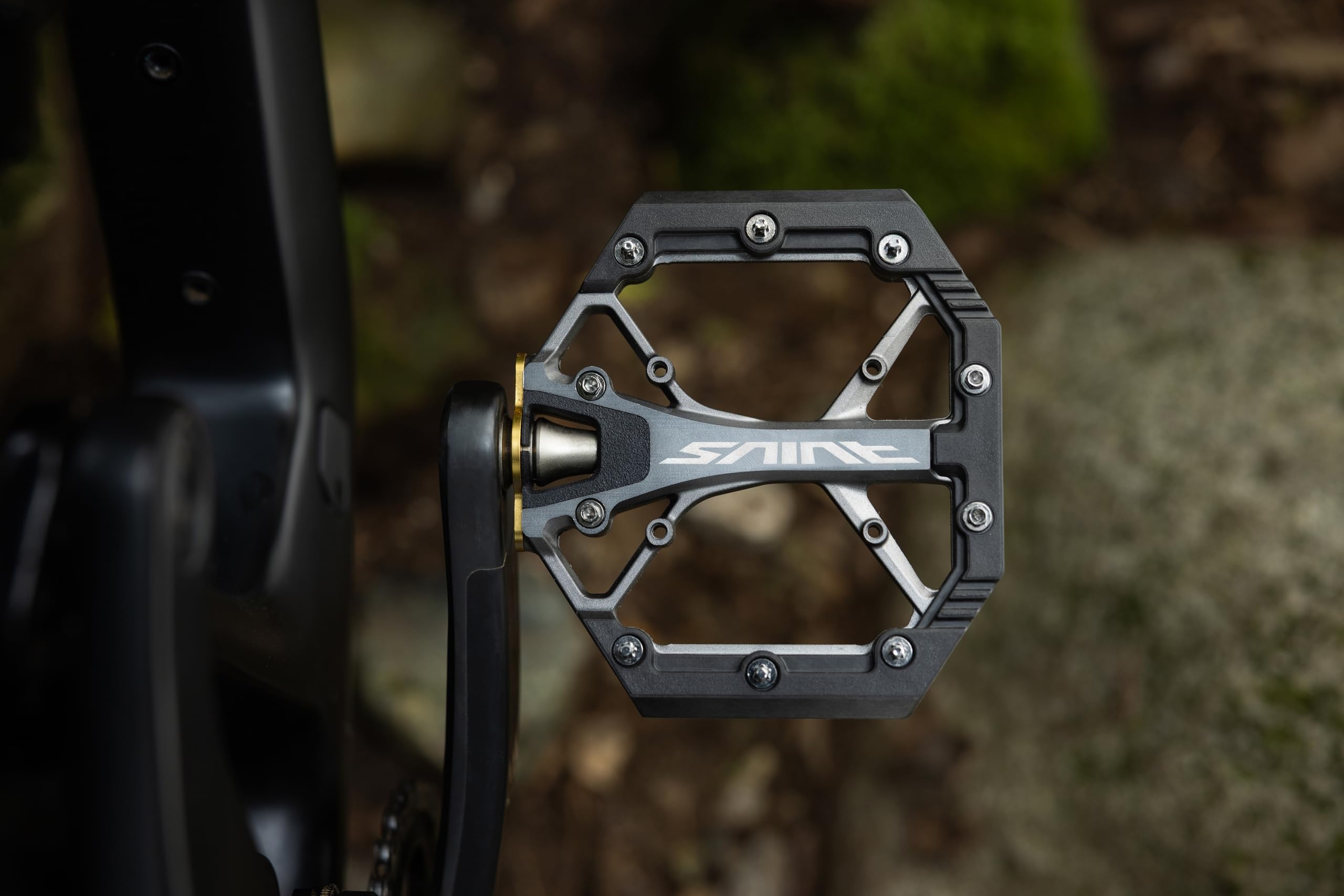 SHIMANO Fahrrad Flat Pedal Saint PD-G8040 Downhill Enduro grau/schwarz