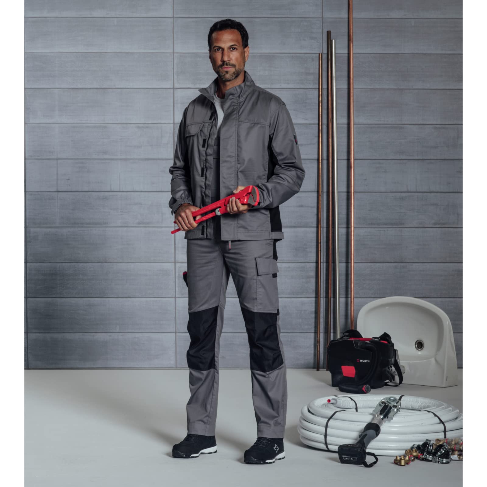 WüRTH MODYF Pantalon de travail Star Cotton en 100% coton Gris