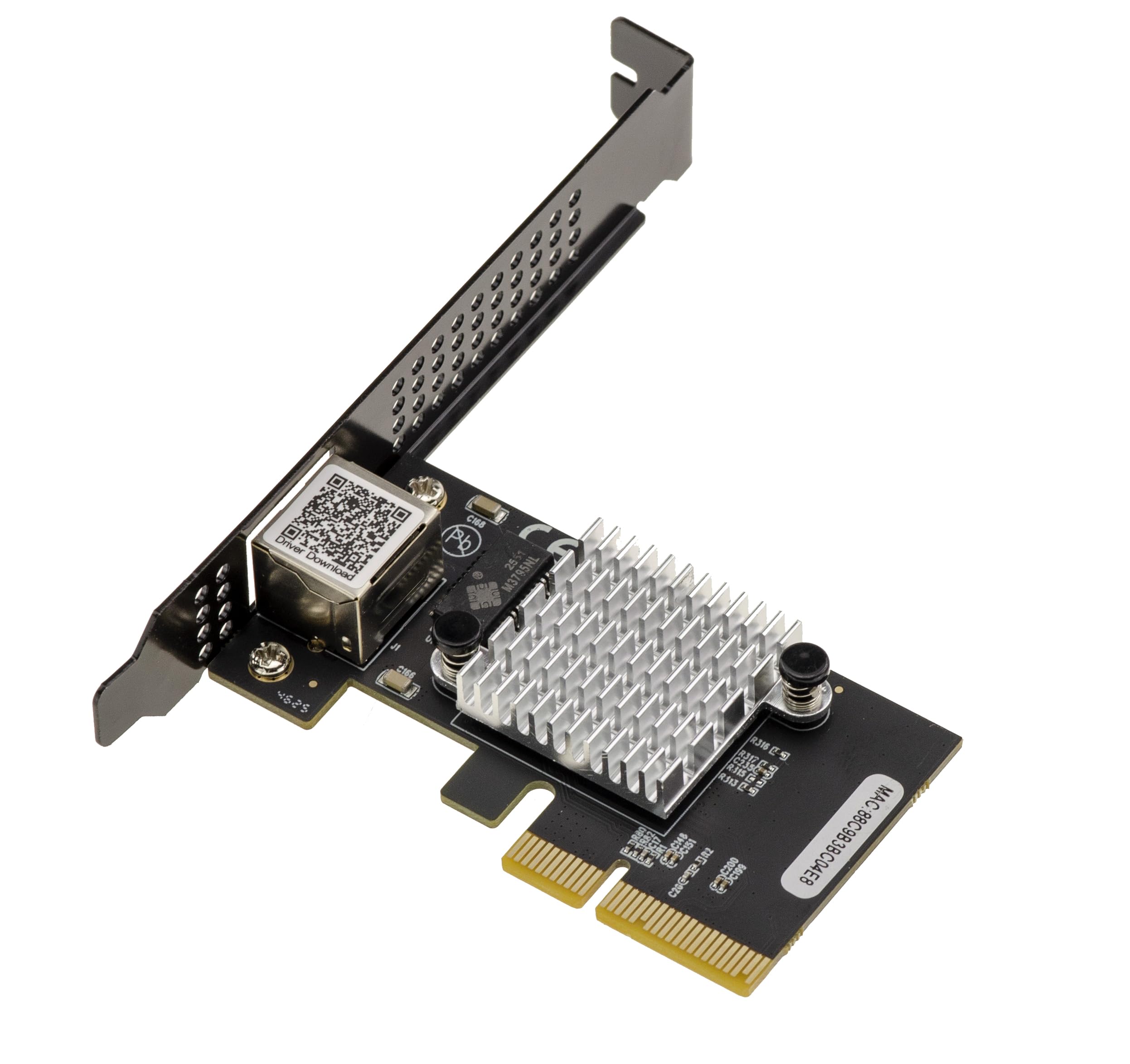 KALEA-INFORMATIQUE Carte PCIe Gen4 x4 RJ45 10G Realtek RTL8127 | Carte réseau PCIe Gen4 x4 à un port RJ45 10 Gigabit Ethernet compatible 1G, 2,5G, 5G et 10G avec chipset Realtek RTL8127.