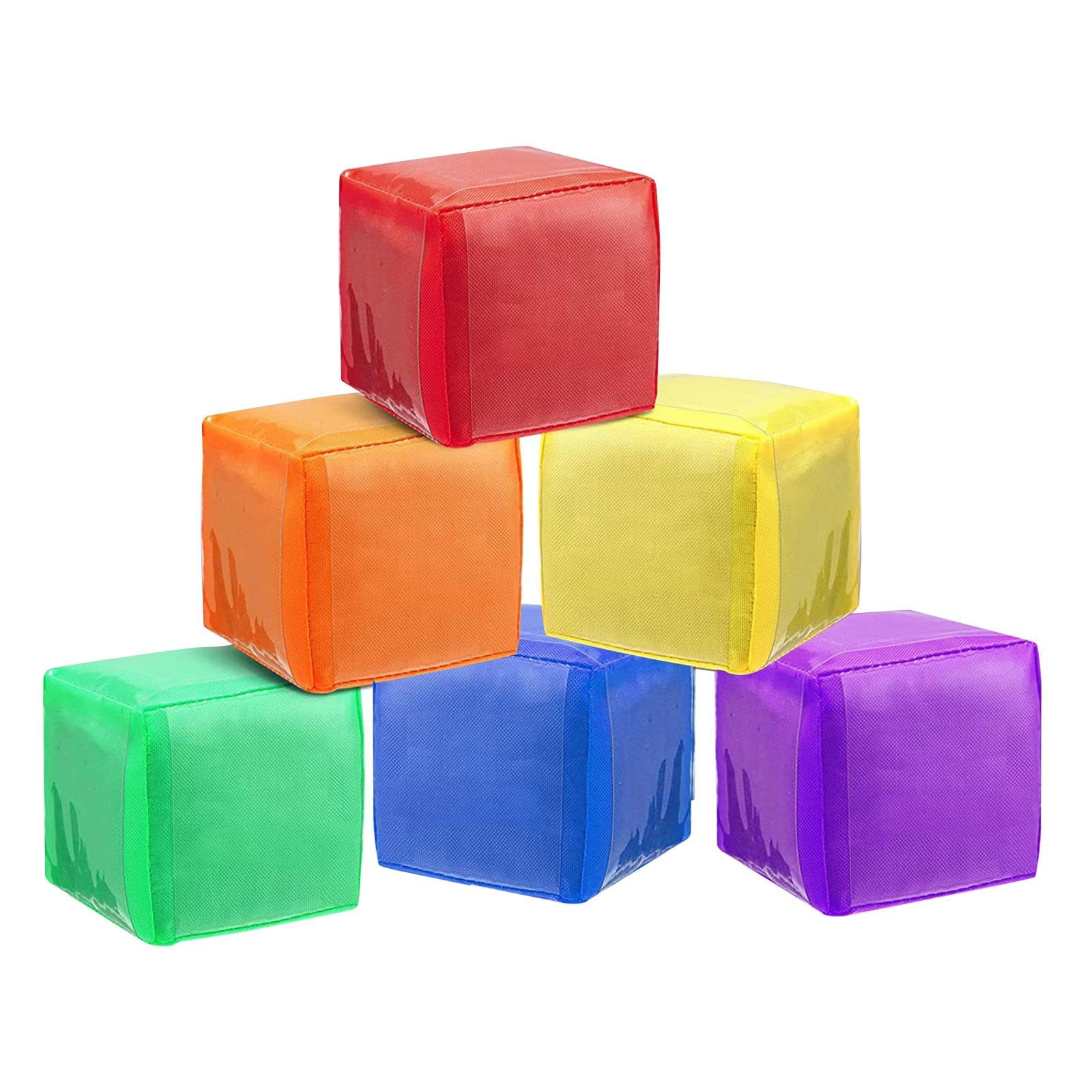 Toy 6Pcs Large Dice DIY Cubes Toys Stacking Blocks for Children Toddlers Ages 3+ Contemporary Manufacture-image-14