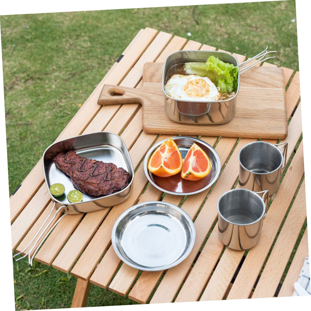 1Set Portatile Attrezzatura Esterni Facile e Riporre per Outdoor