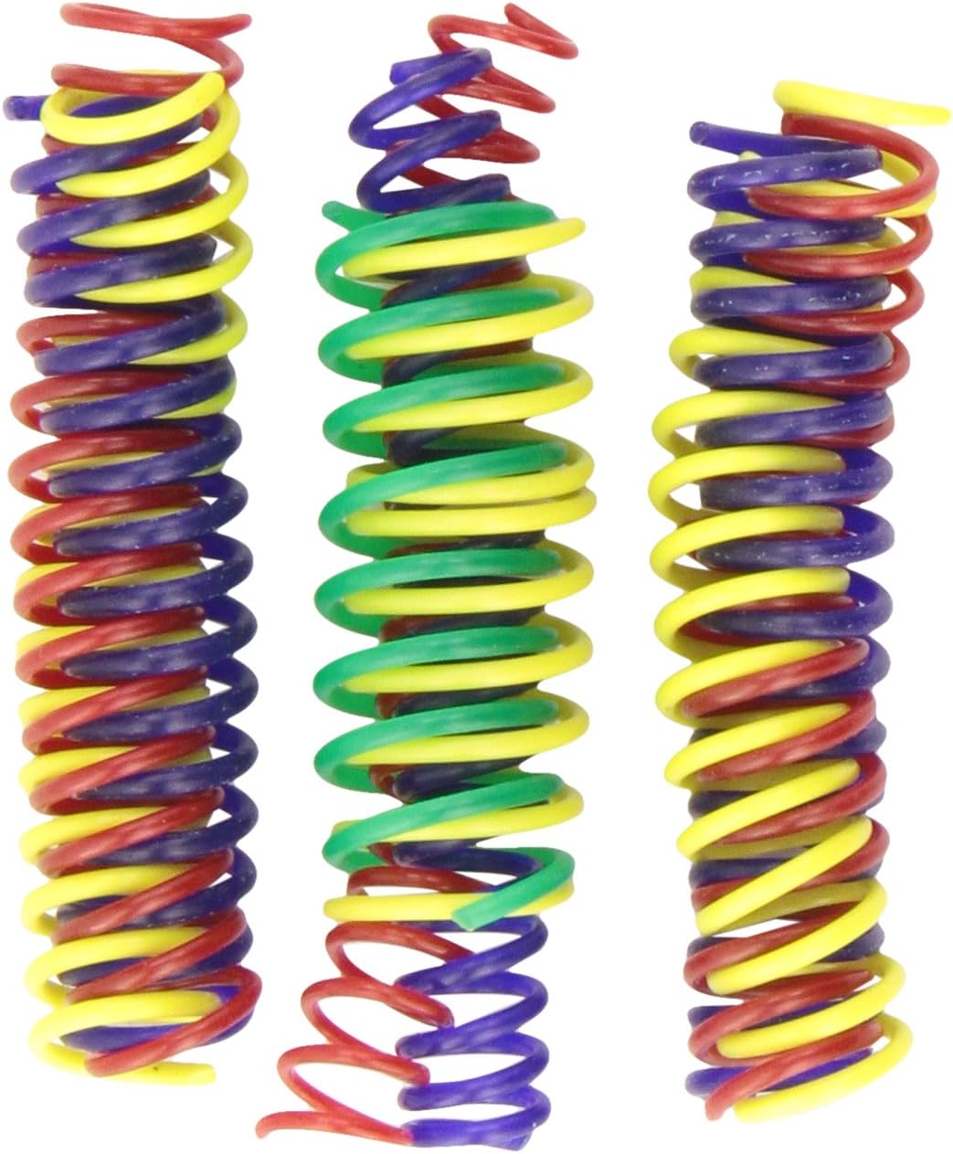 Catit Cat Playground Plastic Springs, Multi Colors, 10 Count (Pack of 1)