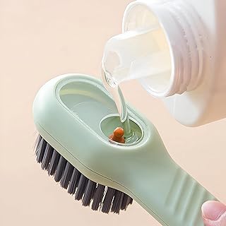 Shoe Polish Cleaning Brush, Shoe Care Tool Set, Soft Soap Dispensing Brush with Comfortable Handle for Washing High Quality PP Material (1)