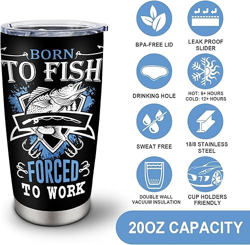 Miniatura 6 de Regalos de pesca de Navidad para hombres, regalos únicos de pesca para papáabueloniños, regalo para pescador, regalo de papápapá, regalo de