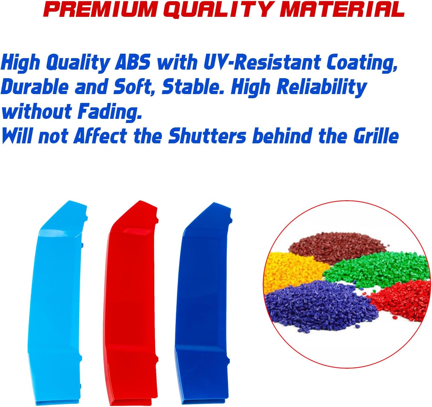 x xotic tech Tri-color Grille Insert Trims Strips, Front Center Kidney Grilles Compatible with BMW LCI G01 X3 2022 2023 2024 Standard Grill 7-Beam Bars, Not for 2022 X3 M40i or Double Slat