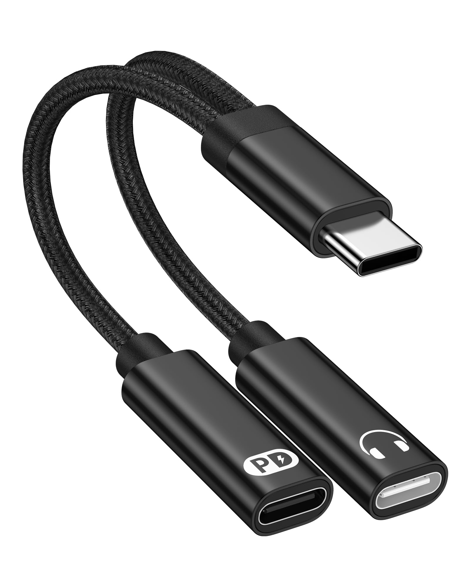 Amazon.com: USB C Splitter 2 in 1 Samsung USB C Headphone