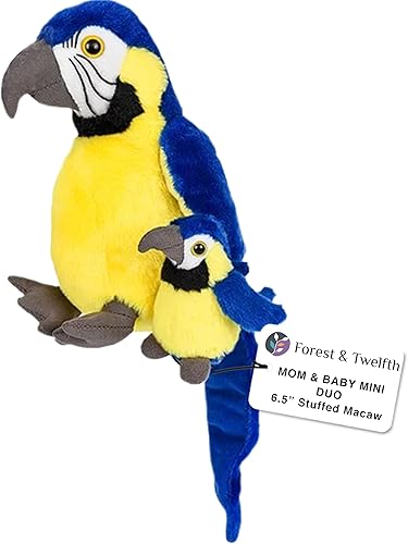 Miniatura 7 de Forest &amp; Twelfth Mini lémur de mamá y bebé, animales de peluche para niños y niñas, decoraciones de safari para baby shower, decoración de