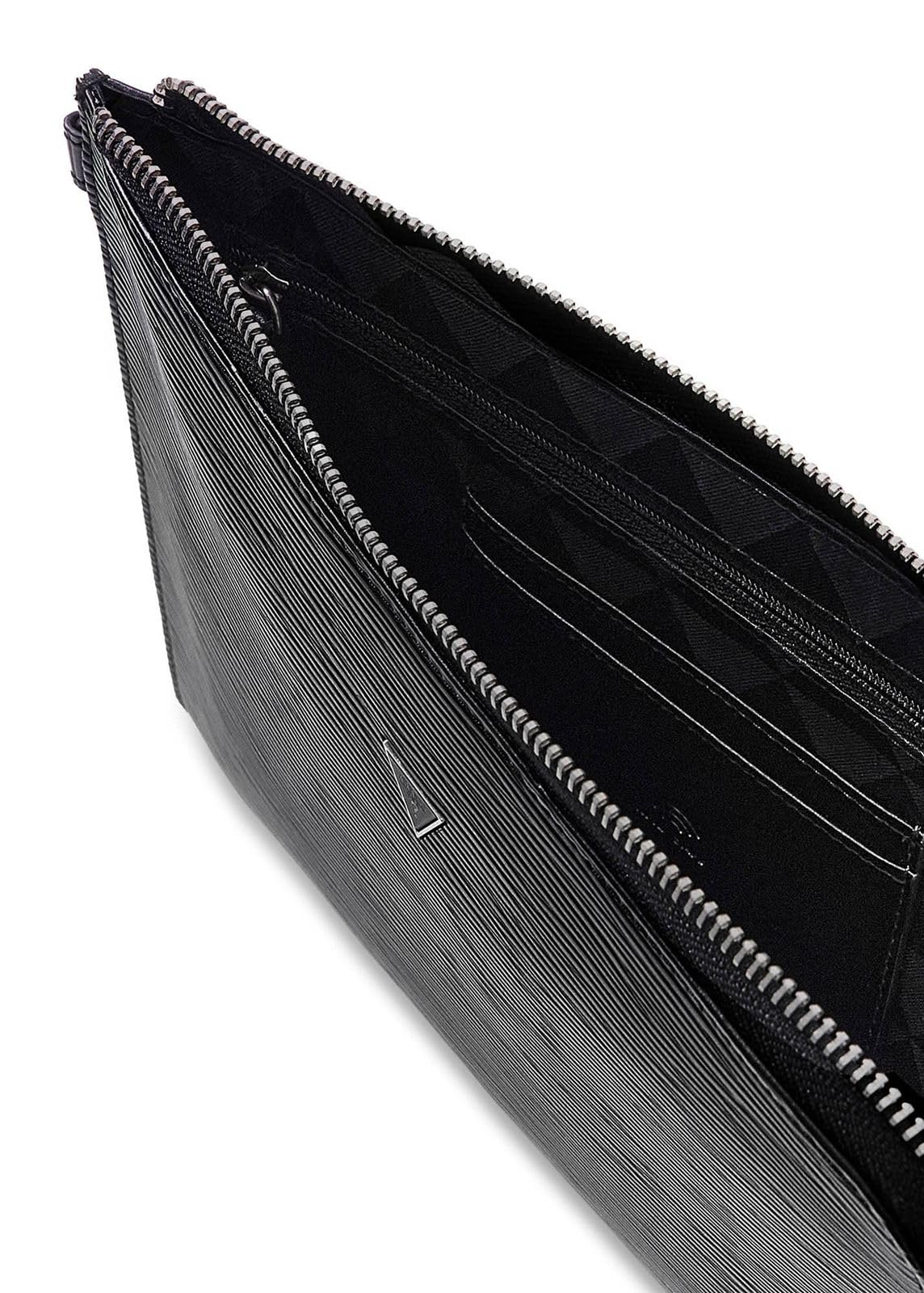 GUESS borsa da polso Milano Clutch Black nero