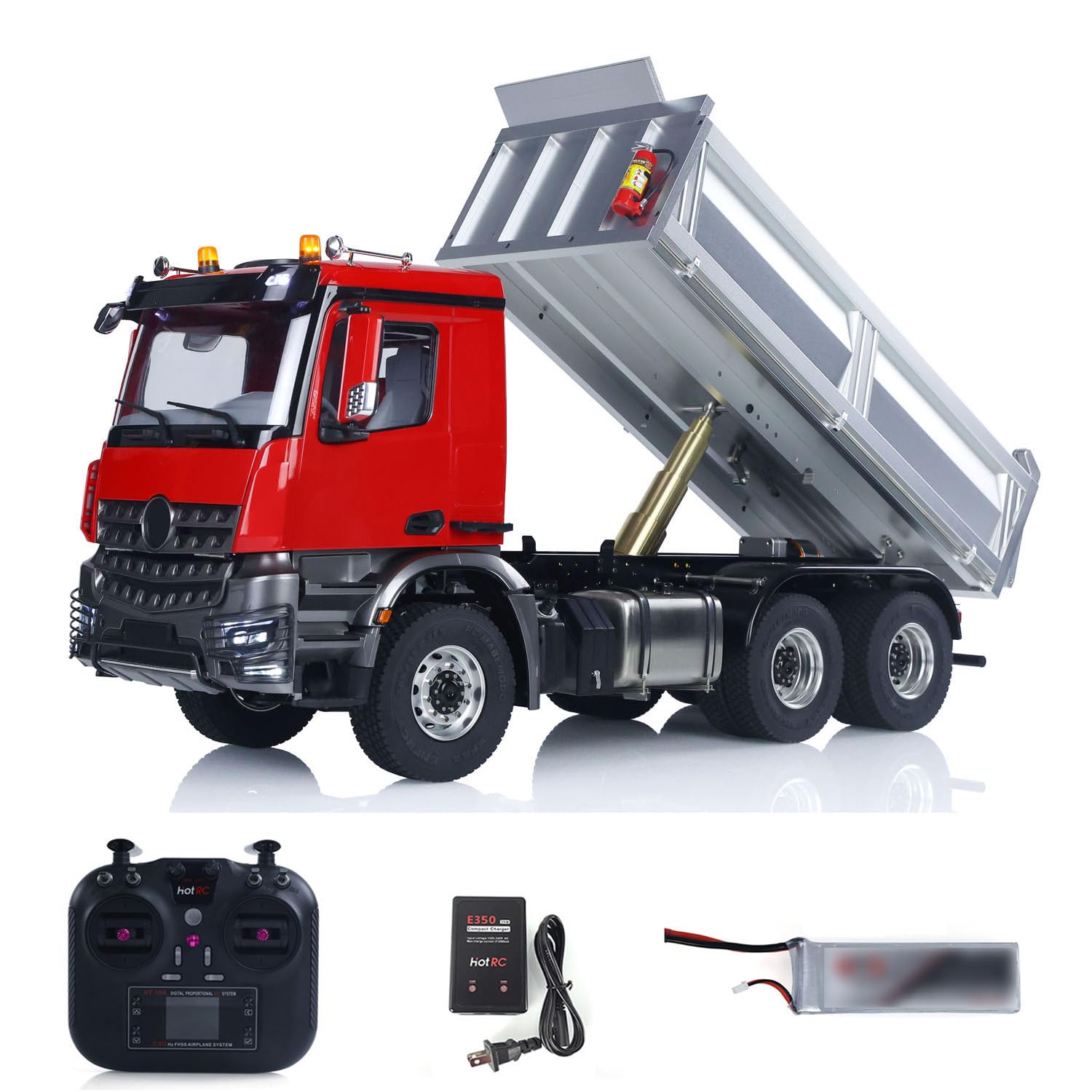 TOUCAN RC HOBBY Voiture de tracteur RC 1/14 KABOLITE 770S 100 6x6 camion télécommandé à 2 vitesses blocage différentiel véhicule 6WD son lumière modèle pour passe-temps TOUCAN RC HOBBY Voiture de tracteur RC 1/14 KABOLITE 770S 100 6x6 camion télécommandé à 2 vitesses blocage différentiel véhicule 6WD son lumière modèle pour passe-temps