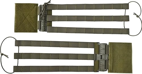 Miniatura 8 de Paquete de 2 chalecos MOLLE con hebilla de liberación rápida con hebilla de liberación rápida, chaleco adaptador de desconexión rápida, hebilla de