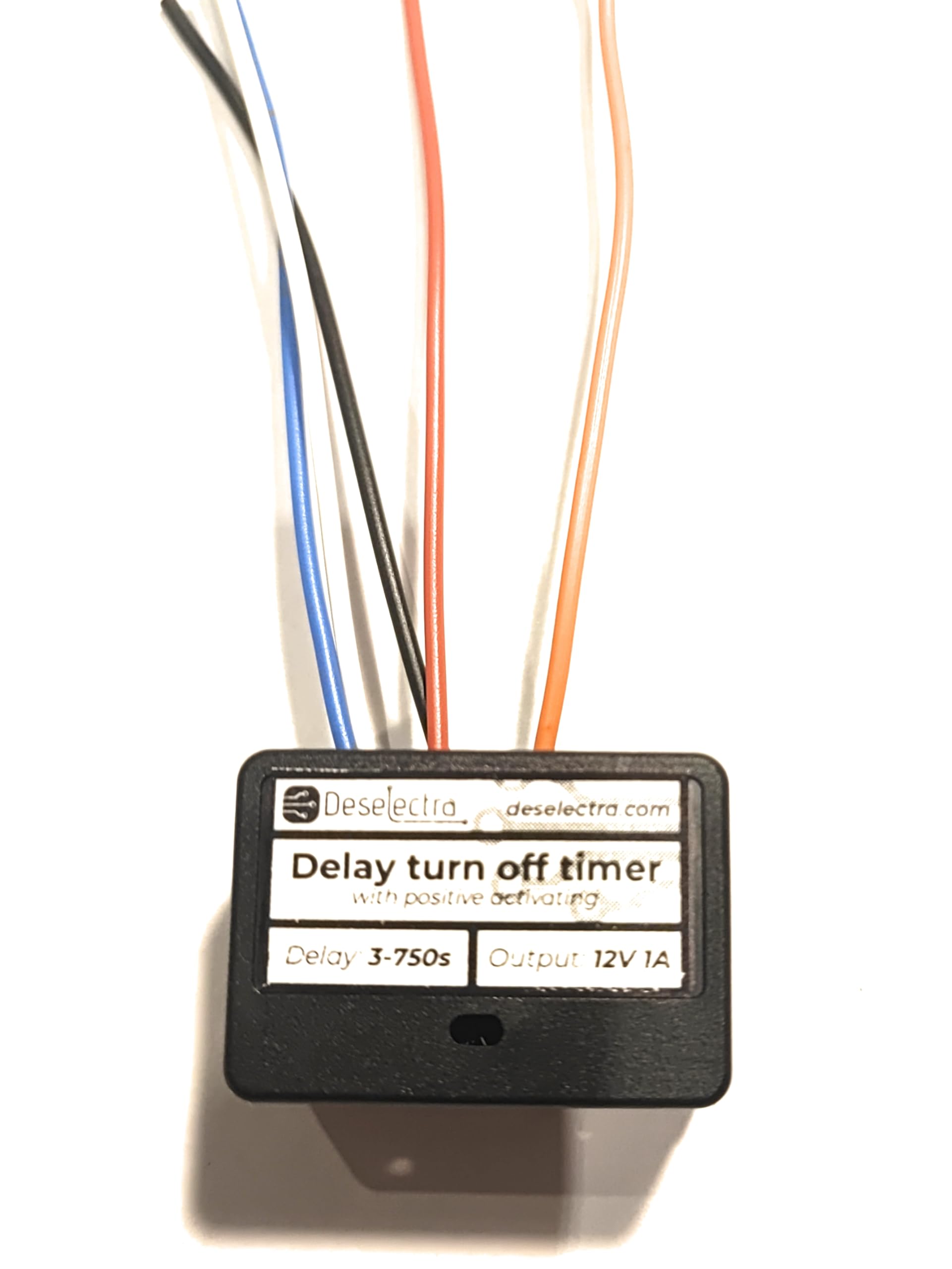 Car DRL led delay Turn Off Timer Switch 3 to 750s 12V 1A Box Positive activating