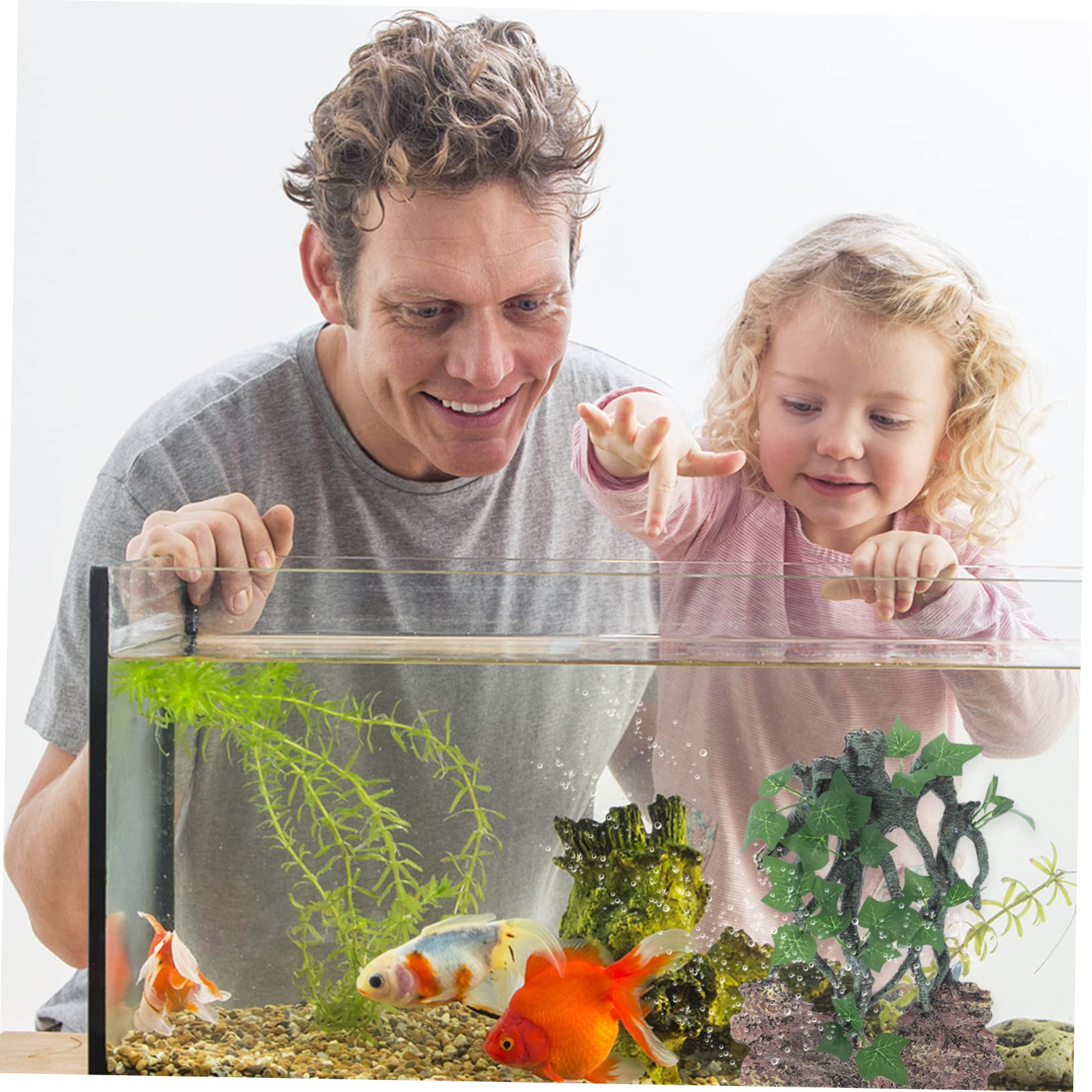 POPETPOP Artesanías De Resina para Terrario Decoración De Acuario Escondite para Reptiles Rama De Árbol Árbol De Peces Accesorios para Reptiles y Peceras Paisaje Acuático
