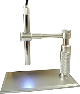 Digital USB Microscope Camera- True High Definition Macro 200x Zoom Imaging (1600x1200) – Video – Advanced CMOS Sensor – with 8 LED (Windows, MAC, Linux OS)