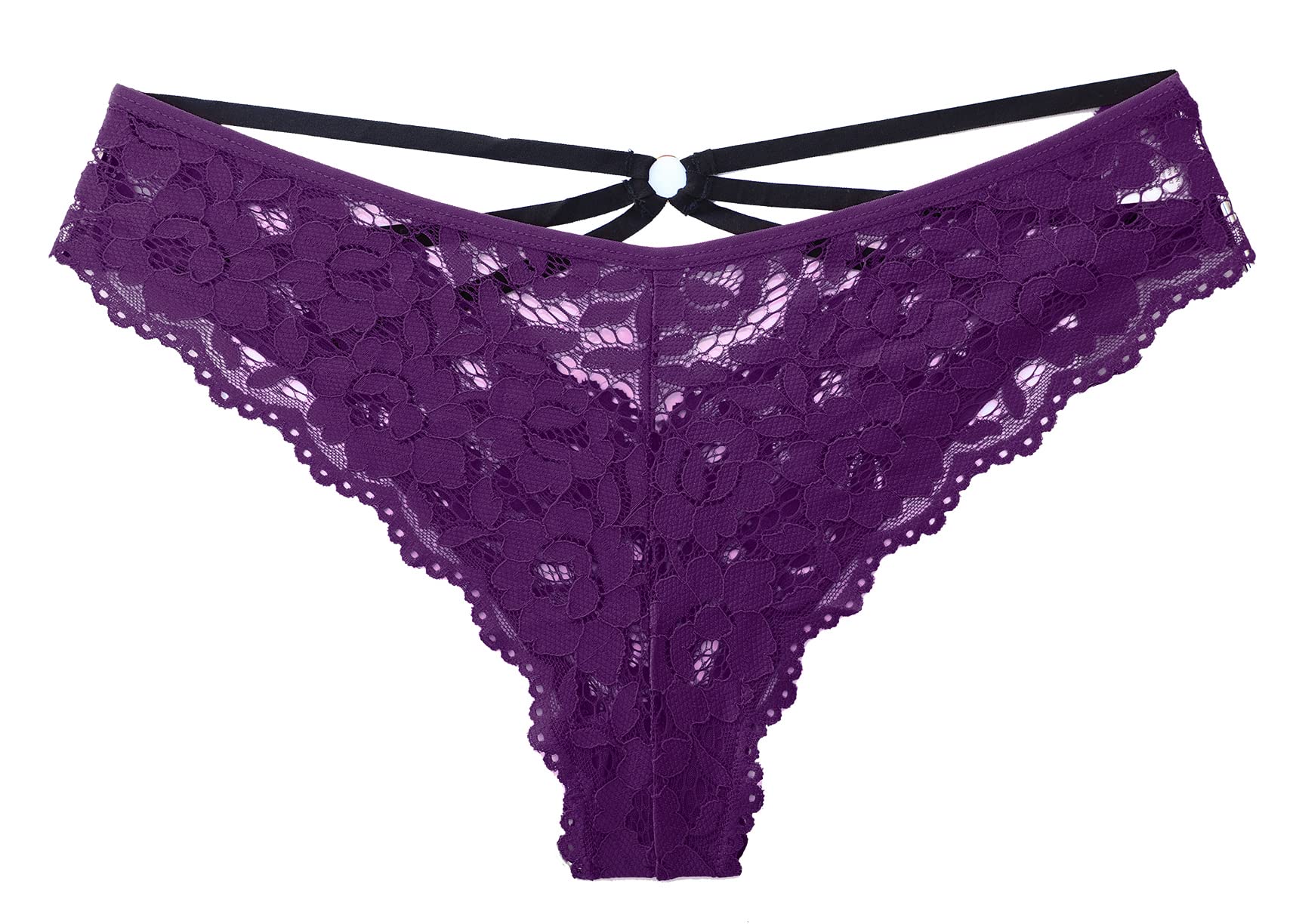 Sofishie Cross Lacy Panties: Large Purple
