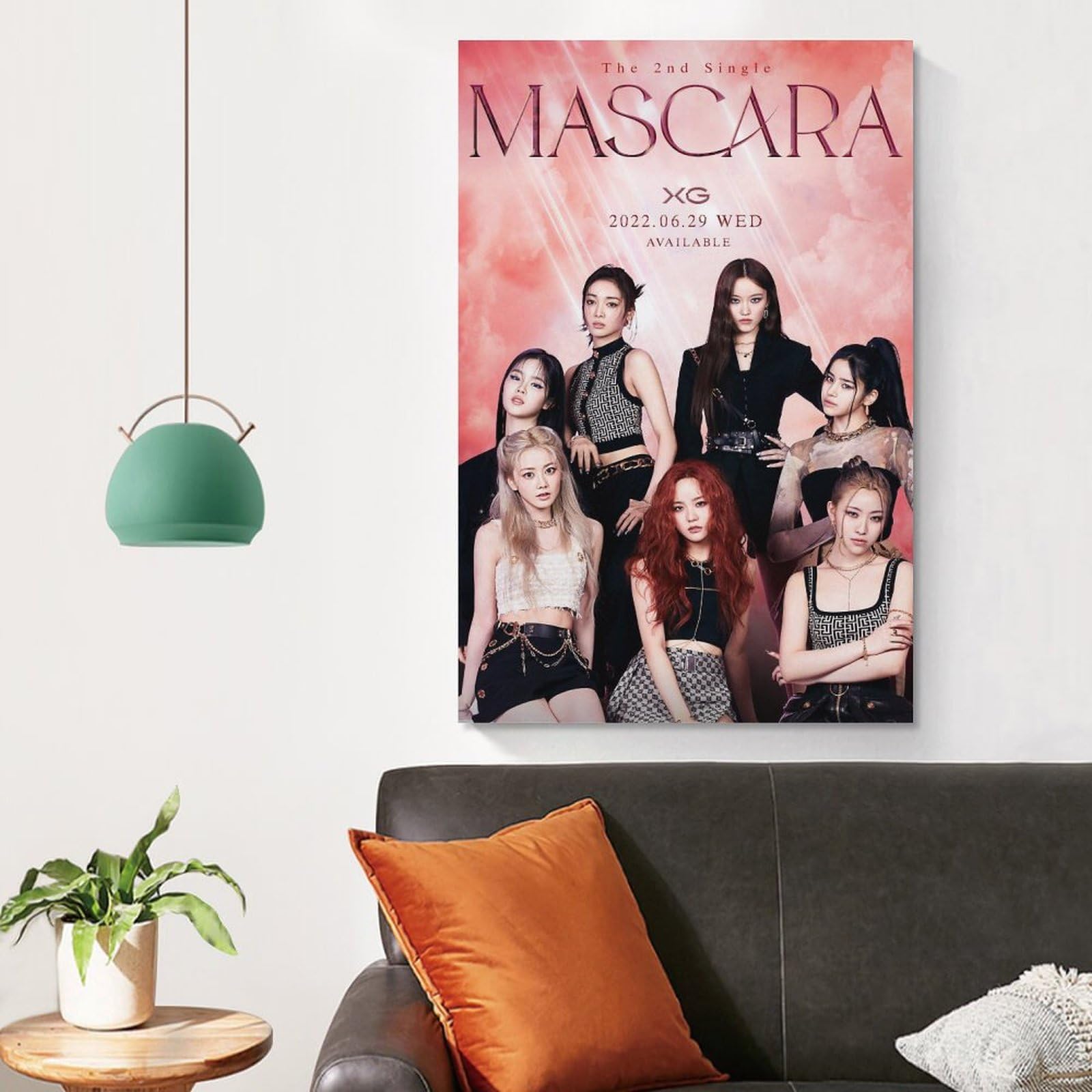 KOREAN XG Mascara ALBUM COVER IDOLES ARTIST HD Print on Canvas