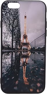 جراب ضهر بتصميم برج ايفل من البولي اليوريثين الحراري لهاتف ايفون 6 - متعدد الالوان، حافظة بسيطة