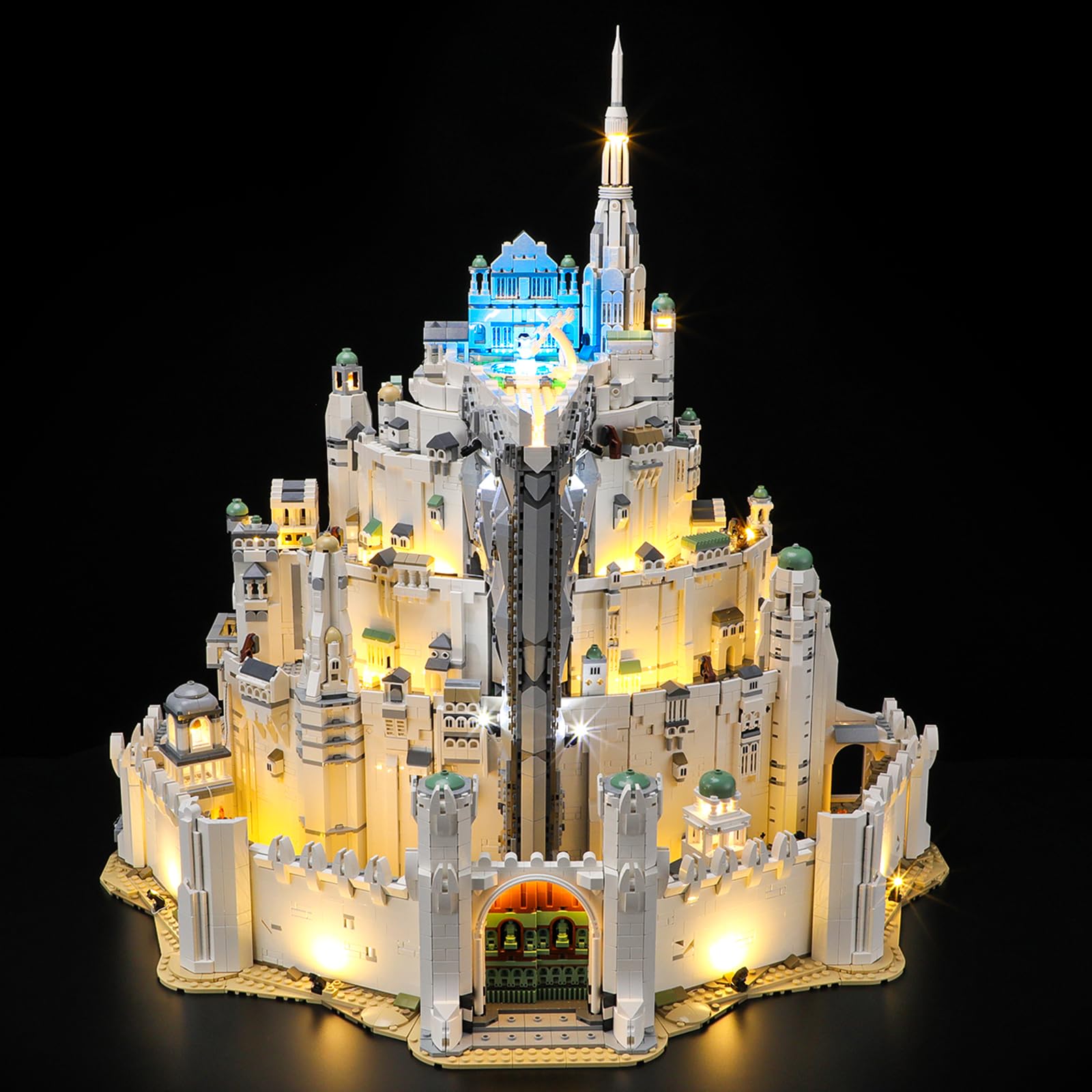 YEABRICKS LED Light for Lego 11377 Icons The Lord of the Rings: Minas Tirith Building Blocks Model -Gift for Collectors & Hobbyists(Building Set NOT Included) — image 1