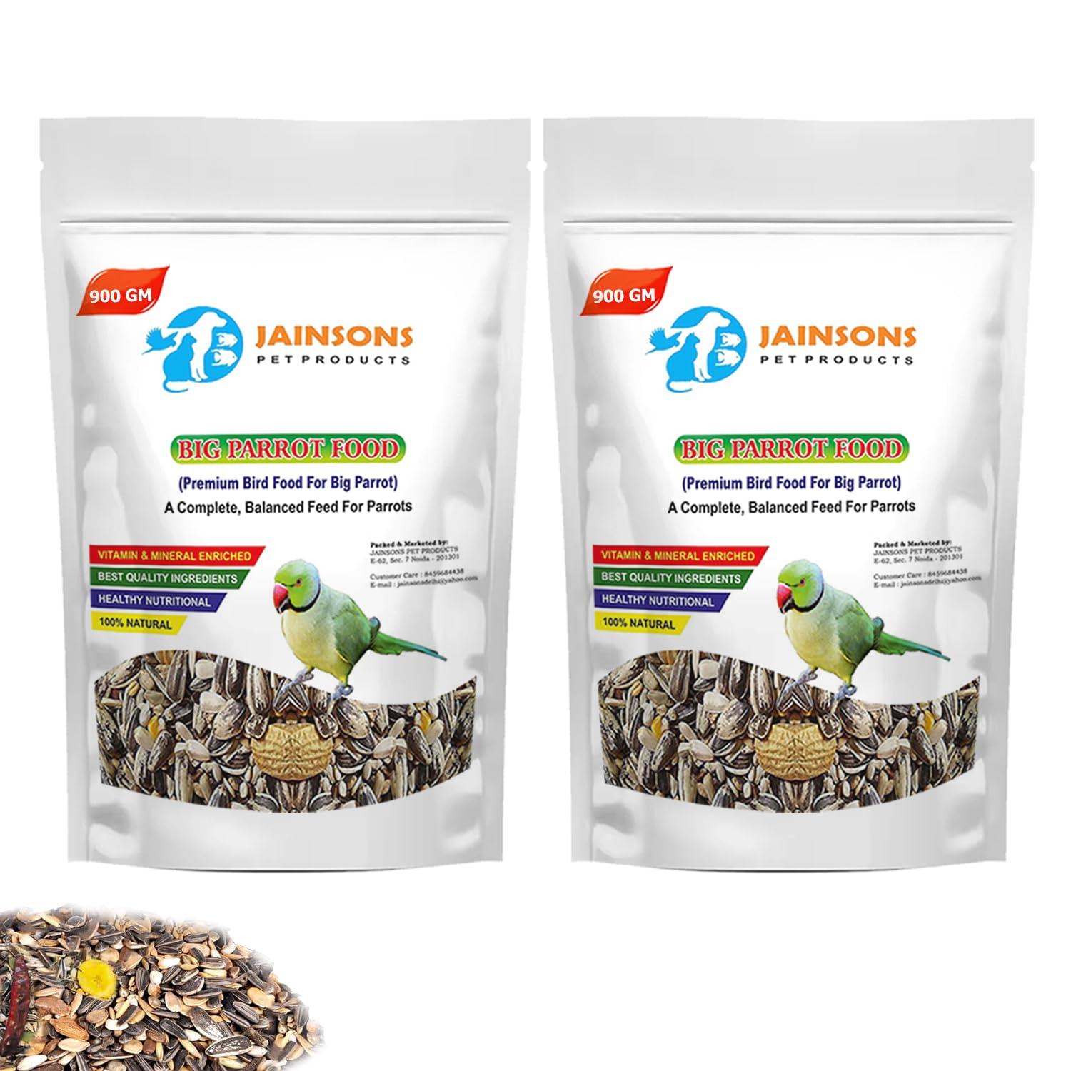 See full amazon price history chart for Jainsons Pet Products® Big Parrot Food 11-12 Types of Seeds Ideal Food for Parakeets, Parrots, Macaw, Sparrows, Budgies, Finches and Love Birds (900 GRAM 2PKT) Jainsons Pet Products® Big Parrot Food 11-12 Types of Seeds Ideal Food for Parakeets, Parrots, Macaw, Sparrows, Budgies, Finches and Love Birds (900 GRAM 2PKT) (B09N1JX3ZX) Amazon Price History, Amazon Price Tracker