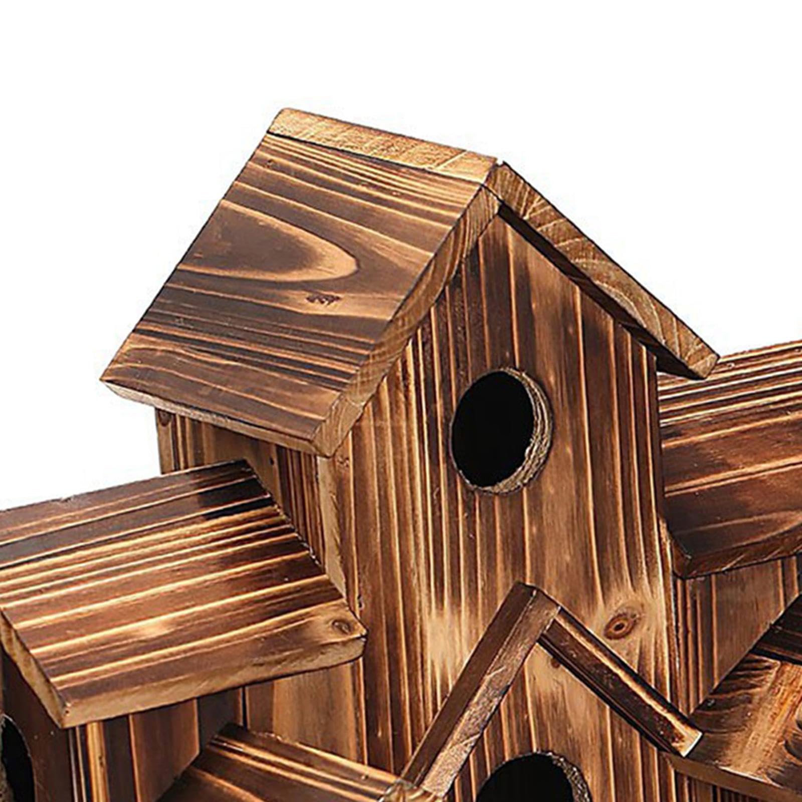 Casa de Pájaros de Madera, Decoración Rústica para Jardín, Casas para Colibríes Y Pájaros.