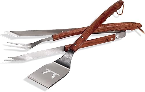 Outset QB00 BBQ, 1 EA, juego de herramientas de palisandro de 3 piezas