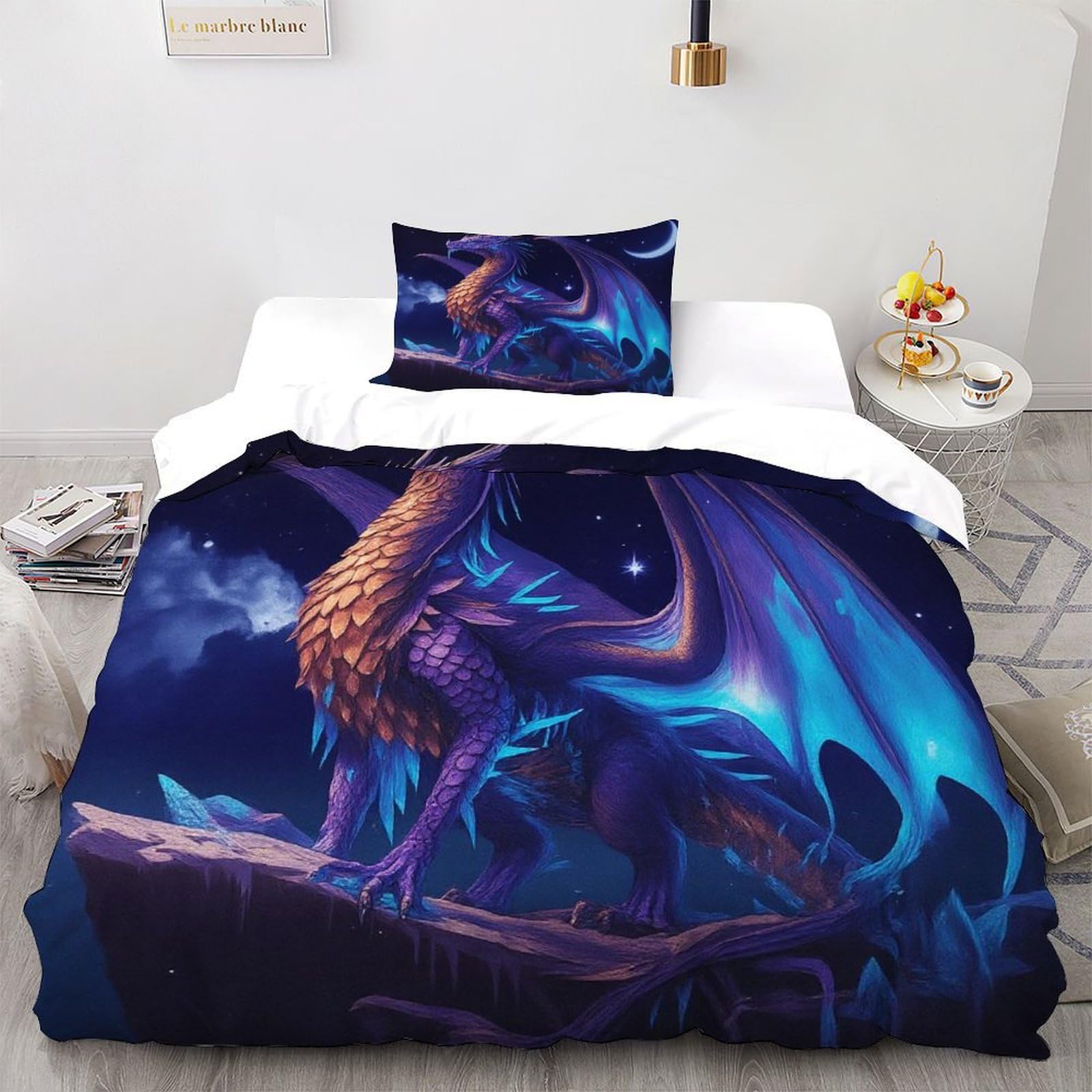 Parure de lit dragon fantastique pour sublimer la décoration d'une chambre d'enfant