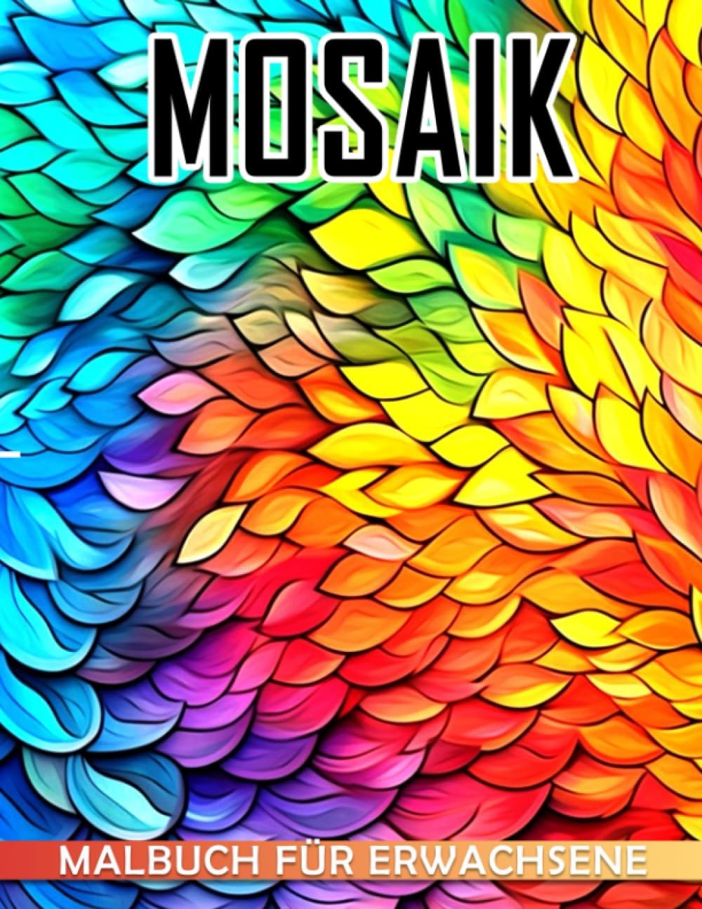 Mosaik-Malbuch für Erwachsene: 40 Malvorlagen im Inneren für Kunstliebhaber, um Kunstwerke aus kleinen Stücken zu schaffen - eine lustige und einzigartige Geschenkidee.
