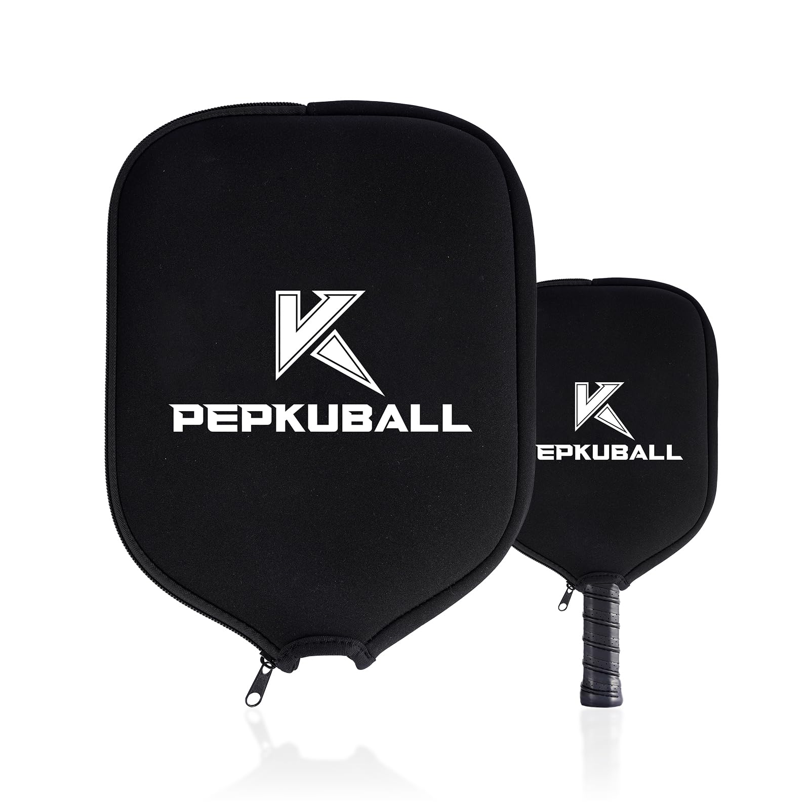 PEPKUBALL Pickleball Paddle Cover, Waterproof Nylon Paddle Case with Zipper for Storage & Travel