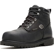 mens Gavern Composite Toe Waterproof Leather Motorcycle Work Boot