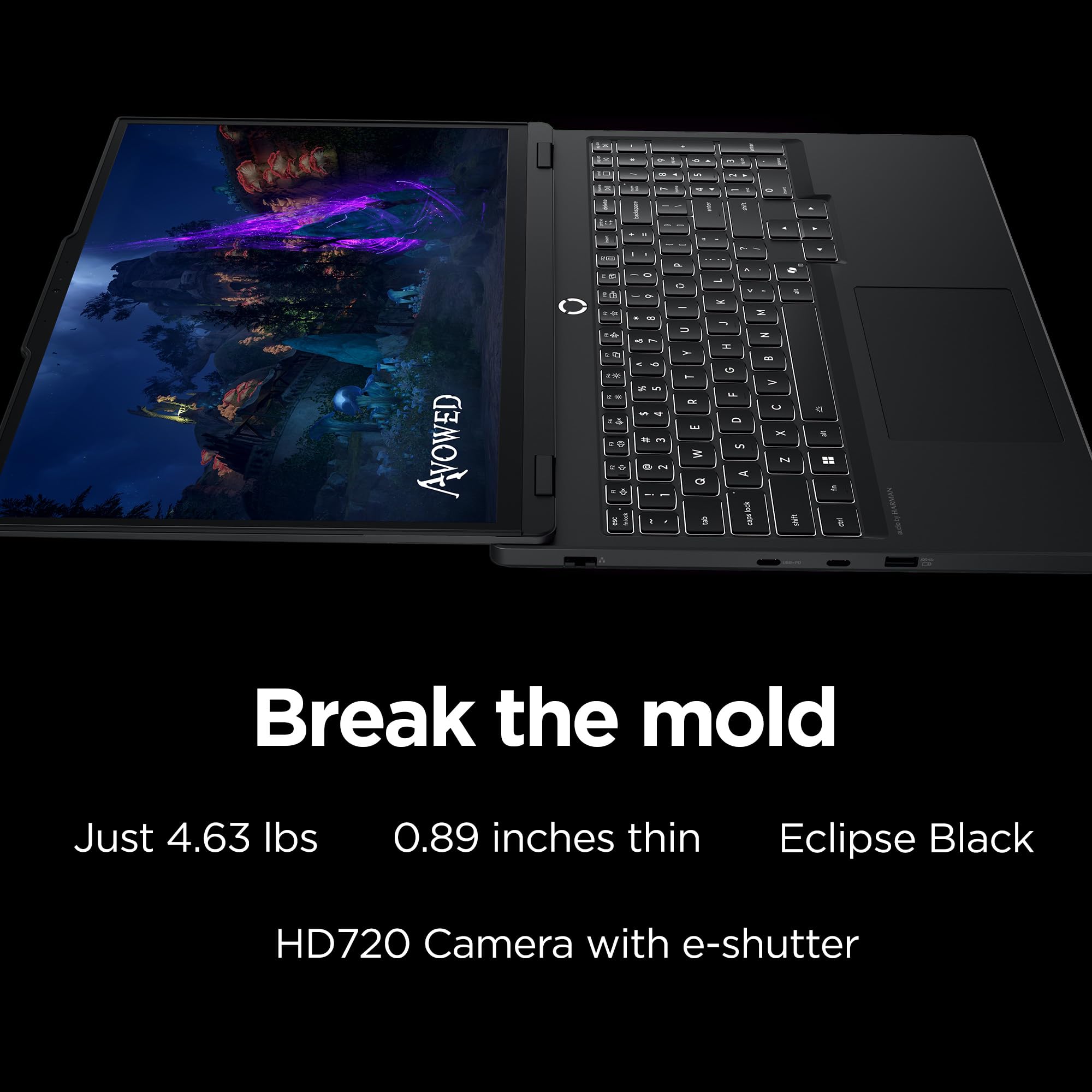 Lenovo Legion 5i – AI-Powered Gaming Laptop - Intel® Core™ i7-13650HX - 15" 2K WUXGA IPS Display – 4.9GHz – NVIDIA® GeForce RTX™ 5050 – 16GB Memory – 512GB Storage – Eclipse Black