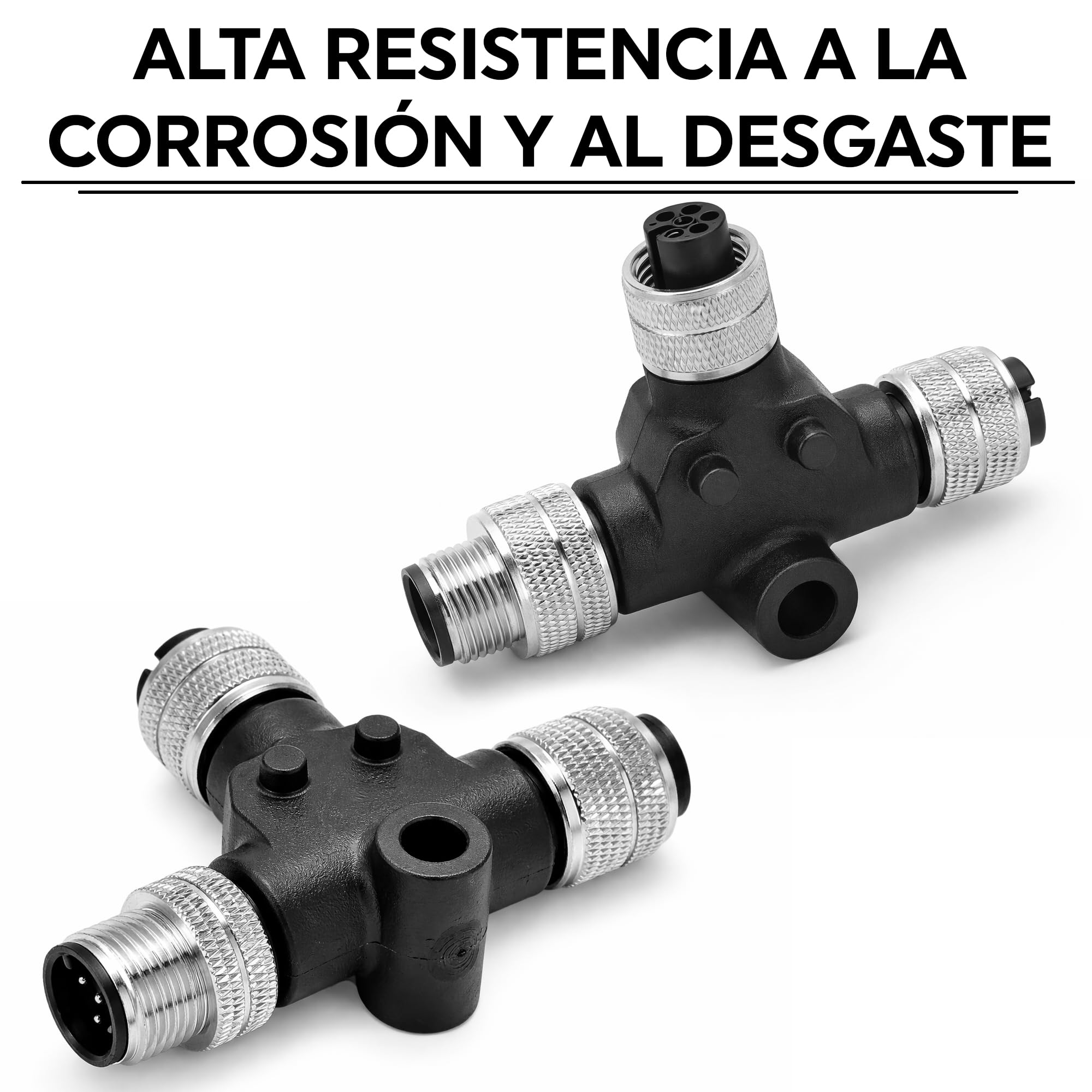 Connettore T NMEA 2000 M12 a 5 Pin | Impermeabile IP67 | Compatibile con Lowrance, Simrad, B&G e Navico - 4